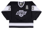 LUC ROBITAILLE Los Angeles Kings 1993 Away CCM Throwback NHL Hockey Jersey - FRONT