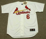 STAN MUSIAL St. Louis Cardinals 1962 Majestic Cooperstown Throwback Home Baseball Jersey - Front