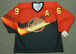 PAVEL BURE Vancouver Canucks 1995 CCM Throwback NHL Jersey - FRONT