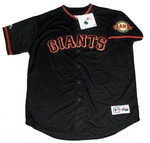 JEFF KENT San Francisco Giants 2001 Majestic Throwback Baseball Jersey