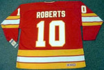 GARY ROBERTS Calgary Flames 1980's CCM Vintage Throwback Away NHL Hockey Jersey