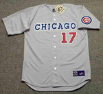 MARK GRACE Chicago Cubs 1990 Away Majestic Baseball Throwback Jersey - FRONT