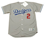 TOMMY LASORDA Los Angeles Dodgers 1981 Away Majestic Baseball Throwback Jersey - Front