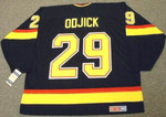 GINO ODJICK Vancouver Canucks 1994 Away CCM Throwback NHL Hockey Jersey - BACK