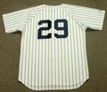 JIM "CATFISH" HUNTER New York Yankees 1977 Majestic Cooperstown Home Jersey