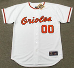 BALTIMORE ORIOLES 1960's Home Majestic Throwback Custom MLB Jerseys - FRONT