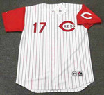 CHRIS SABO Cincinnati Reds 1993 Majestic Throwback Home Baseball Jersey