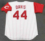 ERIC DAVIS Cincinnati Reds 1996 Majestic Throwback Home Baseball Jersey