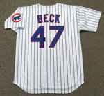 ROD BECK Chicago Cubs 1998 Majestic Throwback Home Baseball Jersey