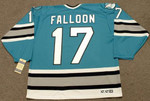 PAT FALLOON San Jose Sharks 1993 CCM Vintage Throwback NHL Hockey Jersey