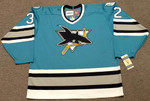 KELLY HRUDEY San Jose Sharks 1996 CCM Vintage Throwback NHL Hockey Jersey