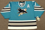 KELLY KISIO San Jose Sharks 1993 CCM Vintage Throwback NHL Jersey