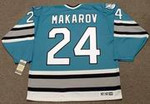 SERGEI MAKAROV San Jose Sharks 1993 CCM Vintage Throwback NHL Hockey Jersey