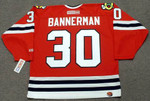 MURRAY BANNERMAN Chicago Blackhawks 1983 CCM Throwback Away NHL Jersey