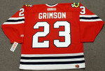 STU GRIMSON Chicago Blackhawks 1991 CCM Throwback NHL Hockey Jersey
