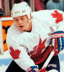 THEOREN FLEURY 1991 Team Canada Nike Throwback Hockey Jersey - ACTION