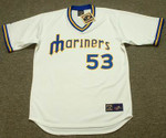 WILLIE HORTON Seattle Mariners 1979 Majestic Cooperstown Baseball Jersey