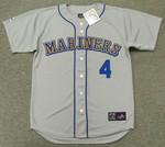 HAROLD REYNOLDS Seattle Mariners 1987 Majestic Cooperstown Away Baseball Jersey