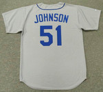 RANDY JOHNSON Seattle Mariners 1990 Majestic Cooperstown Away Baseball Jersey