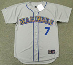 KEVIN MITCHELL Seattle Mariners 1992 Majestic Cooperstown Away Baseball Jersey