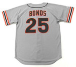 BARRY BONDS San Francisco Giants 1993 Away Majestic Baseball Throwback Jersey - BACK