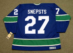 HAROLD SNEPSTS Vancouver Canucks 1974 CCM Throwback NHL Hockey Jersey - BACK