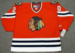 AL SECORD Chicago Blackhawks 1983 CCM Throwback NHL Away Hockey Jersey - Front