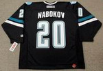 EVGENI NABOKOV San Jose Sharks 2002 CCM Throwback Alternate NHL Jersey