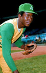 JOHN "BLUE MOON" ODOM Oakland Athletics 1969 Majestic Cooperstown Baseball Jersey
