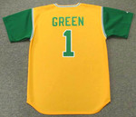 DICK GREEN Oakland Athletics 1969 Majestic Cooperstown Throwback Jersey