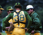 GENE TENACE Oakland Athletics 1969 Majestic Cooperstown Throwback Jersey