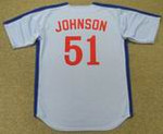 RANDY JOHNSON Montreal Expos 1988 Majestic Cooperstown Away Baseball Jersey