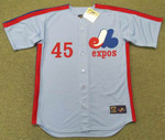 STEVE ROGERS Montreal Expos 1981 Majestic Cooperstown Away Baseball Jersey