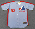 CHARLIE LEA 1983 Away Majestic Expos Baseball Jersey - FRONT