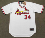 DANNY COX St. Louis Cardinals 1985 Majestic Cooperstown Throwback Home Jersey