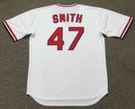 LEE SMITH St. Louis Cardinals 1991 Majestic Cooperstown Throwback Home Jersey