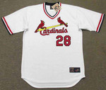 TOMMY HERR St. Louis Cardinals 1982 Home Majestic Throwback Baseball Jersey - FRONT