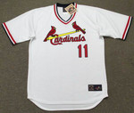 JOSE OQUENDO St. Louis Cardinals 1989 Majestic Cooperstown Home Baseball Jersey