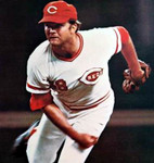GARY NOLAN Cincinnati Reds 1975 Majestic Cooperstown Throwback Baseball Jersey
