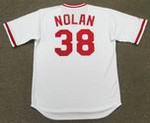 GARY NOLAN Cincinnati Reds 1975 Majestic Cooperstown Throwback Baseball Jersey