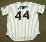 JAKE PEAVY San Diego Padres 1990's Home Majestic Throwback Baseball Jersey - BACK
