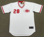 CESAR CEDENO Cincinnati Reds 1982 Majestic Cooperstown Throwback Baseball Jersey