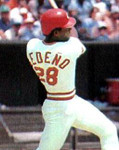 CESAR CEDENO Cincinnati Reds 1982 Majestic Cooperstown Throwback Baseball Jersey