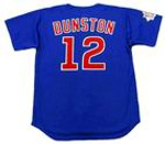 SHAWON DUNSTON Chicago Cubs 1997 Majestic Throwback Alternate Baseball Jersey