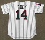 LARRY DOBY Chicago White Sox 1950's Majestic Cooperstown Home Baseball Jersey