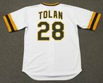 BOBBY TOLAN San Diego Padres 1974 Majestic Cooperstown Home Baseball Jersey