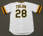 BOBBY TOLAN San Diego Padres 1974 Majestic Cooperstown Home Baseball Jersey