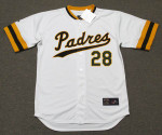 BOBBY TOLAN San Diego Padres 1974 Majestic Cooperstown Home Baseball Jersey
