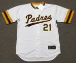 CITO GASTON San Diego Padres 1974 Majestic Cooperstown Home Baseball Jersey