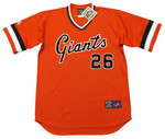 JOHN MONTEFUSCO San Francisco Giants 1978 Majestic Cooperstown Alternate Jersey